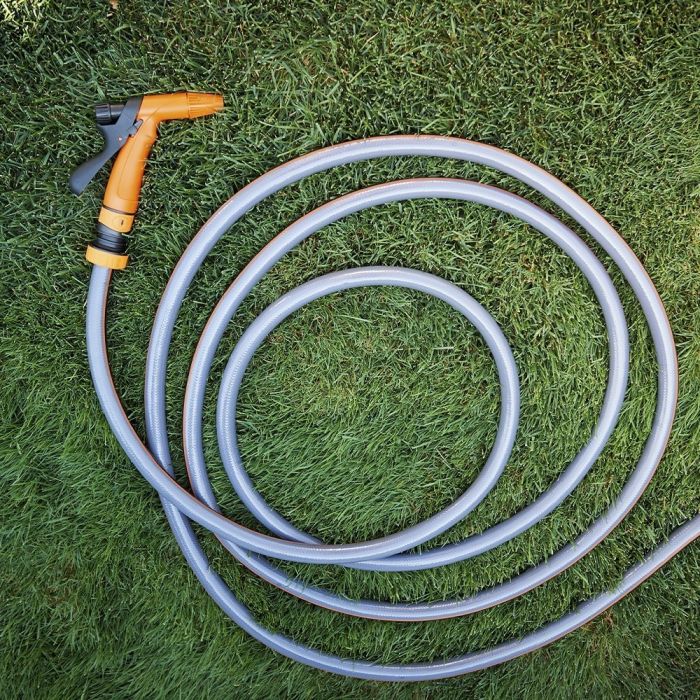 Зрошувач ручний SEQUOIA SWSKIT2 пістолетний пластик цинк 2 режими регулювання напору води коннектор 2шт штуцер 0.2кг