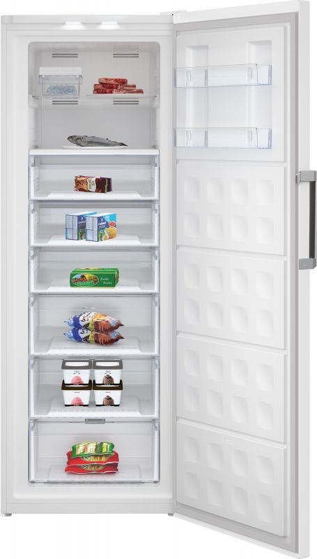 Морозильна камера Beko, 192x70x77, 404л, 1дв., A+, NF, дисплей, інв., білий