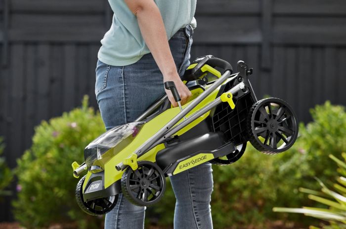 Газонокосарка акумуляторна Ryobi ONE+ HP RY18LMX33A-150 18В акб 1х5А·год 33см 30л 25-90мм 9.3кг