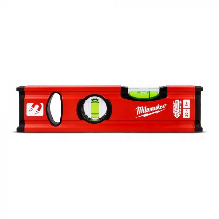 Рівень Milwaukee Slim Box, 20см, 2 капсула, алюмінієвий корпус