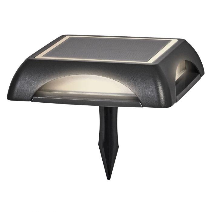 Світильник автономний LEDVANCE ENDURA STYLE SQUARE SOLAR UTILI 1.2Вт 3000K 60Лм чорний