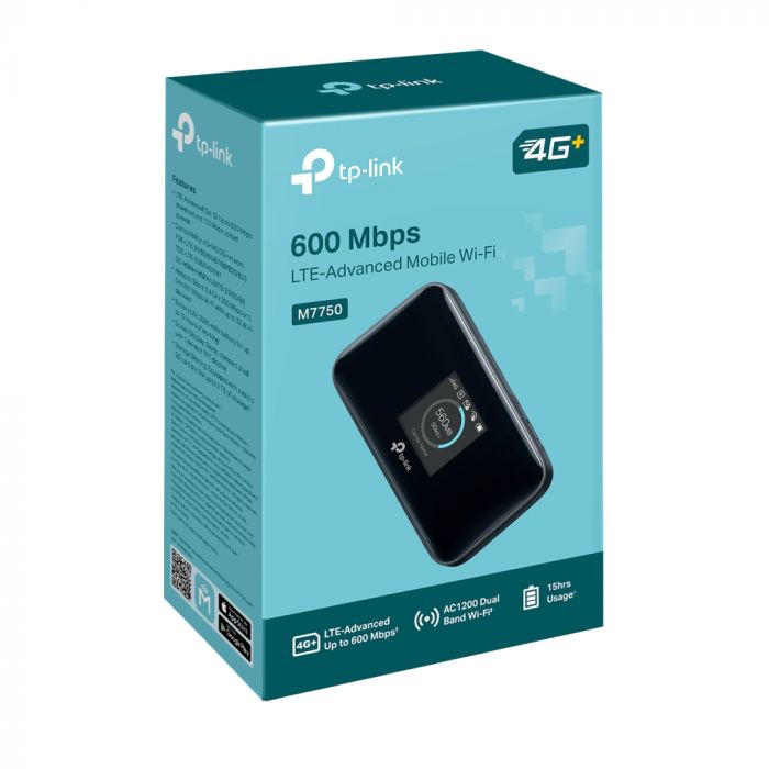 Мобільний Маршрутизатор TP-LINK M7750 N600, 4G/LTE , 3280мА*год
