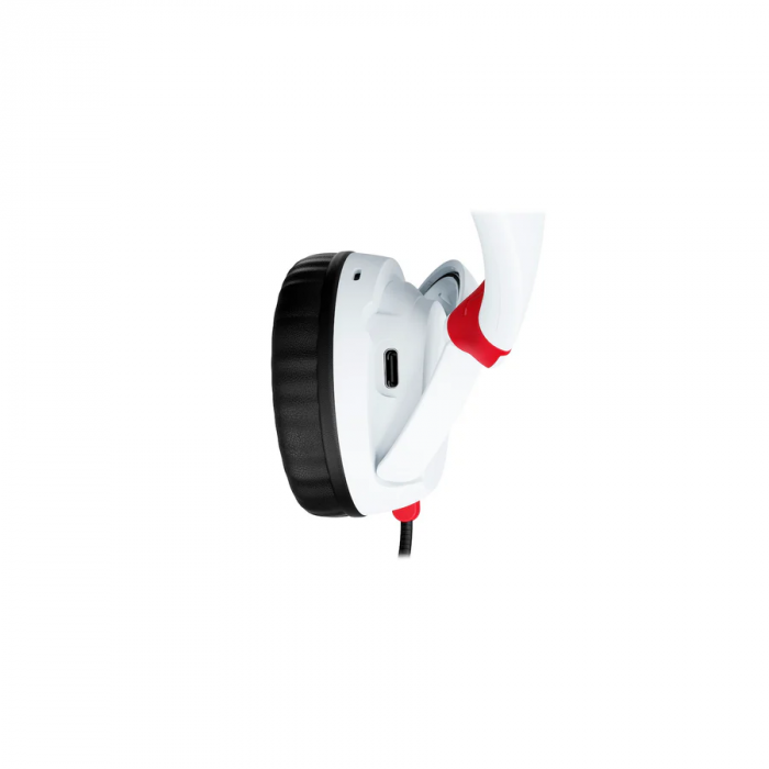 Гарнітура ігрова HyperX Cloud Mini, mini-jack/BT, 1.2м, білий-червоний