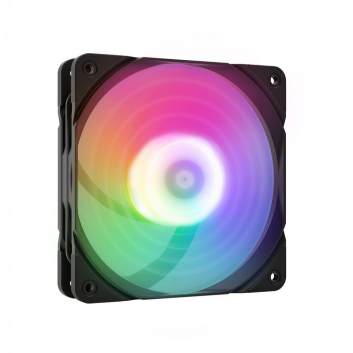 Корпусний вентилятор Zalman AF120R ARGB 120мм, 800-1500rpm, 4pin, PWM, 3pin+5VARGB, 24,3dBa, чорний