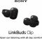 Навушники TWS Sony LinkBuds Clip BT 5.3, IPX4, SBC, AAC, Mic, Чорний