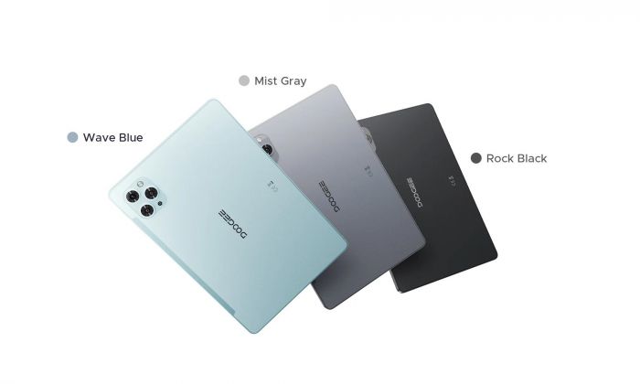 Планшет Doogee Tab G6 11" 6ГБ, 256ГБ, LTE, 8000мА•год, Android, сірий