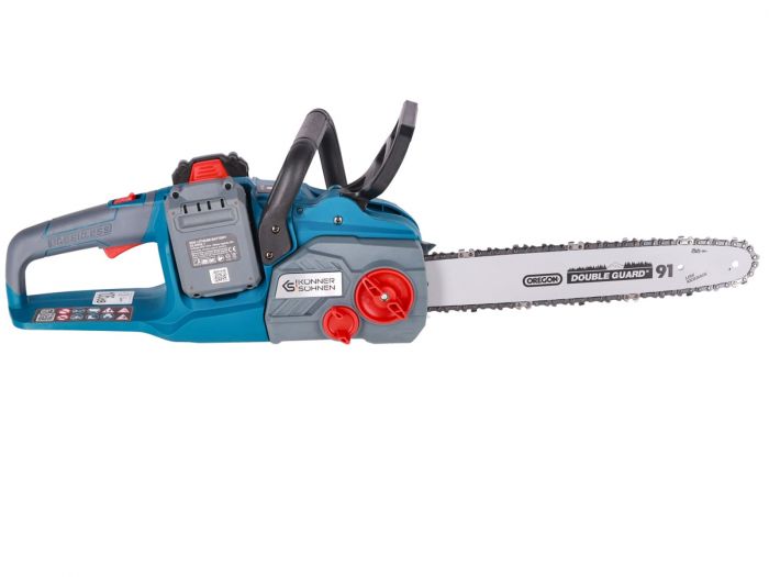 Пила ланцюгова акумуляторна Konner&Sohnen KS CS40V-16 40В(20+20В) акб 2?4А·год 40см 3.6кг