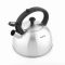 Чайник зі свистком Tefal Duetto+, 2.5л, нержавіюча сталь, сталевий, чорний