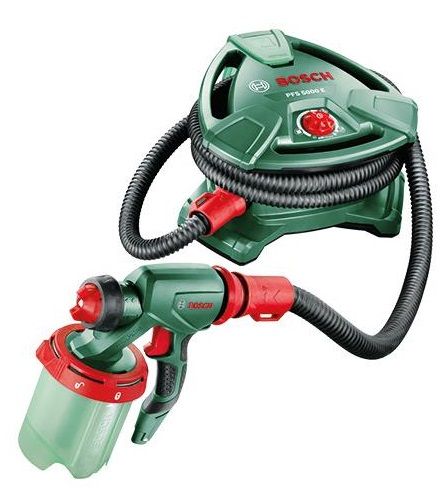 Фарборозпилювач Bosch PFS 5000 E 1200Вт 500 мл/хв 3м2·хв дод. контейнер та мішалка 4.8кг