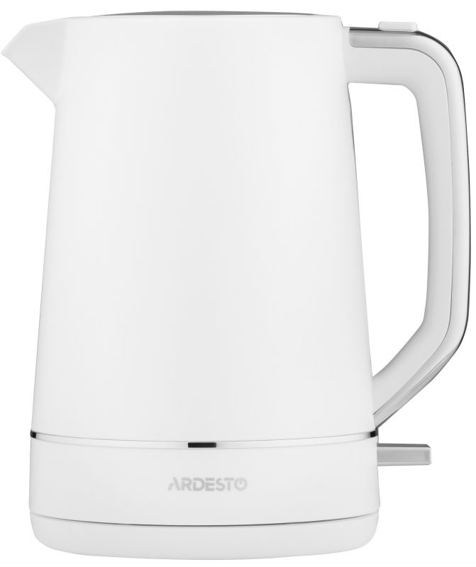 Електрочайник ARDESTO Timeless Elegance, 1.7л, Otter, пластик, білий матовий