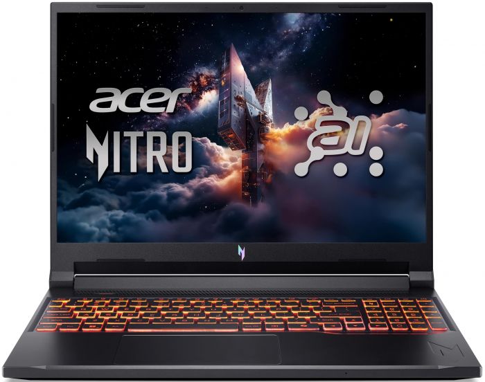 Ноутбук Acer Nitro V 16 ANV16-42 16" WUXGA IPS, AMD R5-240, 16GB, F1TB, NVD5060-8, Lin, чорний