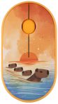 Миша 2E MF300 CAPYBARA:SUNSET Silent WL BT, жовтий