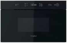 Мікрохвильова піч Whirlpool вбудована, 22л, електронне упр., 750Вт, дисплей, чорний