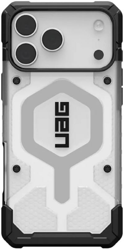 Чохол UAG для iPhone 18/17 Pro Max, Pathfinder Clear MagSafe, Ice/Silver