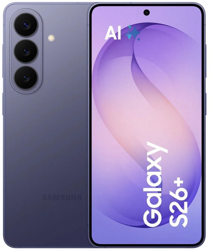 Смартфон Samsung Galaxy S26+ 5G (S947) 6.7' 12/256ГБ, 2SIM, 4900мА•год, фіолетовий