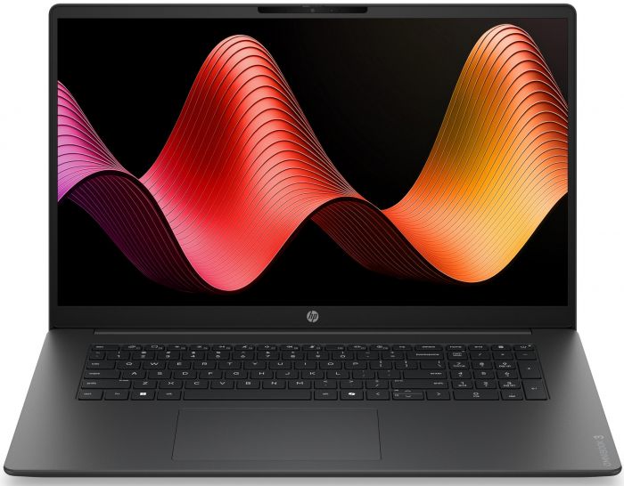Ноутбук HP OmniBook 3 17-dk0000ua 17.3" FHD IPS AG, Intel 5-120U, 16GB, F512GB, UMA, DOS, чорний