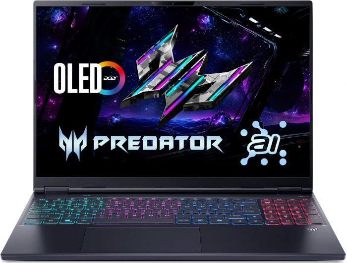 Ноутбук Acer Predator Helios Neo 16S PHN16S-71 16" OLED, Intel U7-255HX, 32GB, F1TB, NVD5060-8, Lin, чорний