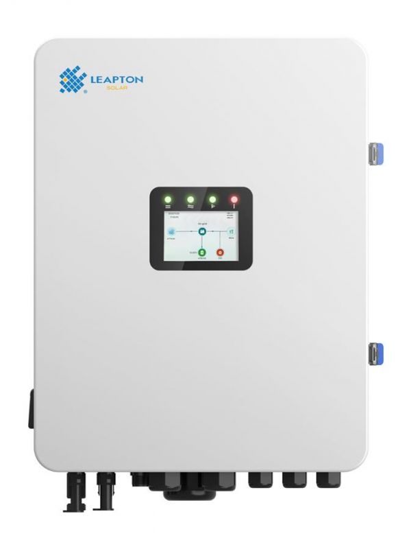 Гібридний однофазний інвертор Leapton H6000-LS2-G5 6кВт, 2xMPPT, IP66 для LV Batteries