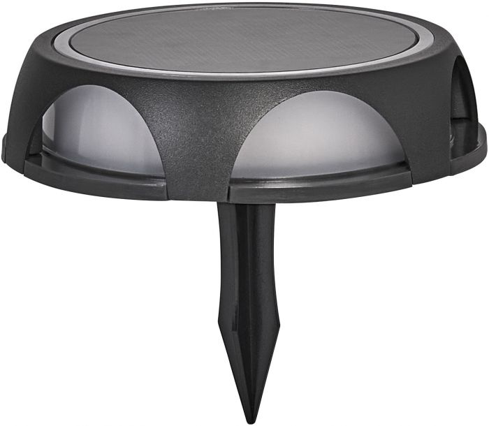 Світильник автономний LEDVANCE ENDURA STYLE ROUND SOLAR UTILI 1.2Вт 3000K 60Лм чорний