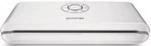 Вакууматор Gorenje для пакетів, 120Вт, 30см, електронне керування, +10 пакетів, пластик, білий