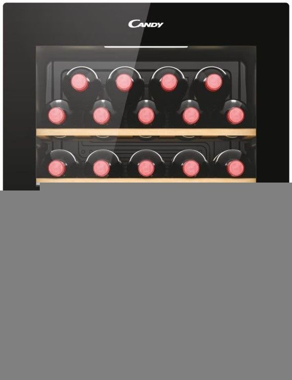 Холодильник Candy для вина, 63x47.5x45.6, холод.відд.-73л, зон - 1, бут-23, ST, дисплей, чорний
