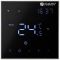Терморегулятор Navin EH602 B-16A 5...45 °C для теплої підлоги електронний Wi-Fi Tuya Smart Life вбудований дротовий датчик 16A 230В чорний