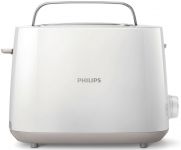 Тостер Philips Daily Collection 830Вт, пластик, білий