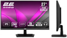 Монітор 2E GAMING 27" G2725B HDMI, DP, IPS, 240Hz, 1ms, FreeSync