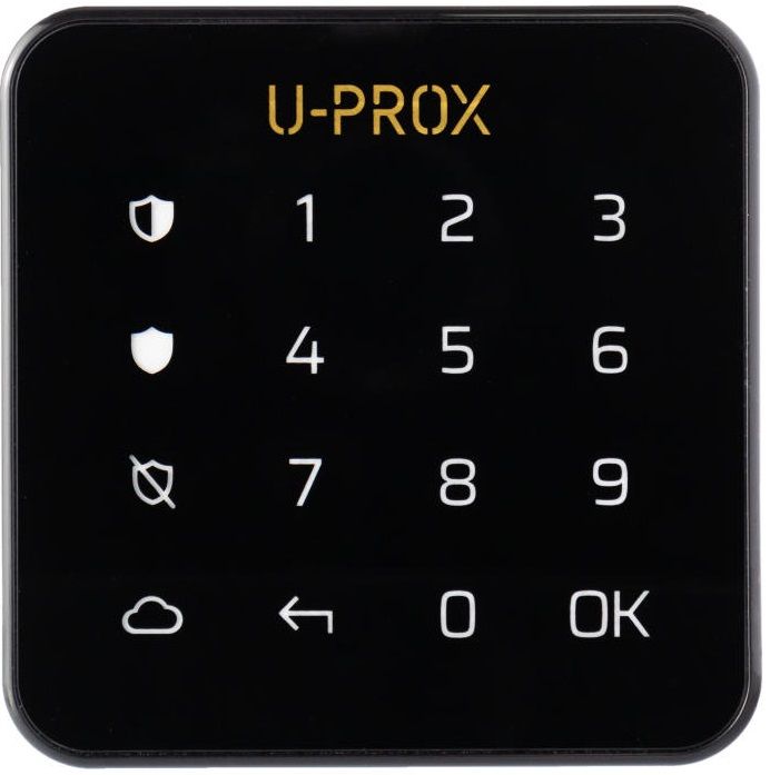 Бездротова сенсорна клавіатура U-Prox Keypad G1 Black, 1 група, бездротовий, чорний