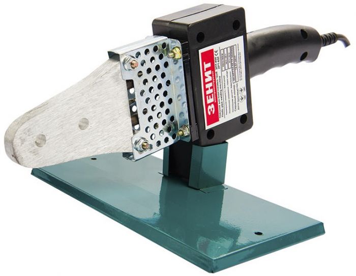 Паяльник для пластикових труб Зеніт ЗПТ-850 850Вт 50-300°C насадки 20 25 32мм 1.4 кг кейс