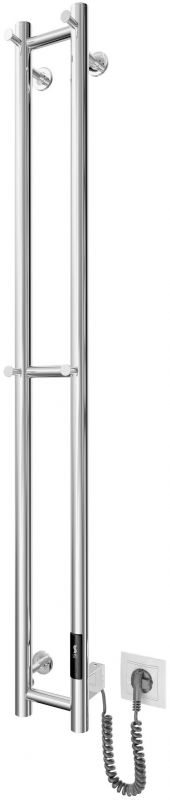 Рушникосушка Mario e-INOX Соле TR 2.0 K, 1170х140х100мм, таймер-регулятор, нерж.сталь, хром