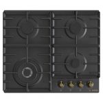 Варильна поверхня Gorenje газова, 60см, чавун, чорний