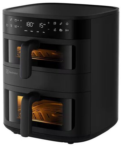 Мультипіч Electrolux 2700Вт, чаша-7+4л, сенсорне керування, 8 авто. програм, 2 чаши, з віконцем, пластик, чорний