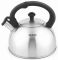 Чайник зі свистком Tefal Duetto+, 2.5л, нержавіюча сталь, сталевий, чорний