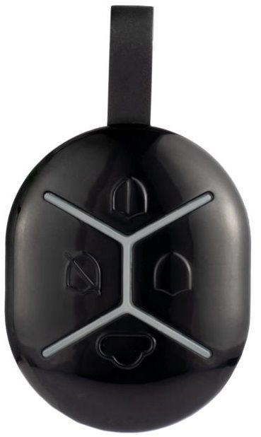 Брелок U-Prox Keyfob B4 Black, 4 кнопки, бездротовий, чорний