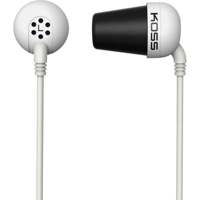 Навушники In-ear Koss The Plug Noise Isolating 3.5 mini-jack, Білий