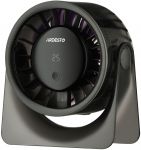Вентилятор ARDESTO OneBreeze FT-M95B настільний, 12см, дисплей, акумулятор, USB-A Type-C, сірий