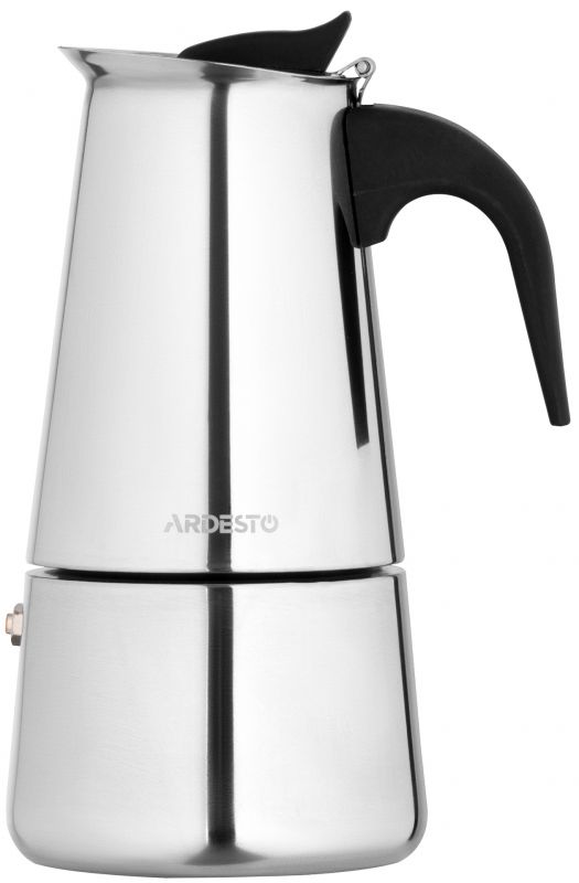 Гейзерна кавоварка ARDESTO Gemini Apulia, 0.3л, 6 чашок, нержавіюча сталь