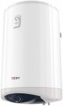 Водонагрівач електр. TESY Modeco Ceramic круглий із теплообмінником GCV9SL 1004724D C21 TS2RCP, 100л, 2,4кВт, сухий тен, мех. кер-ння, підключення з лівого боку B, білий