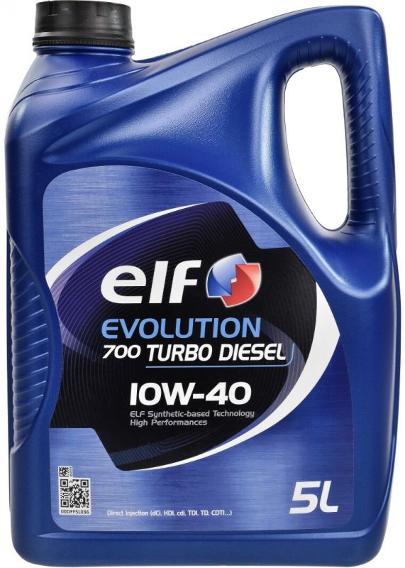 Олива моторна ELF Evolution 700 Turbo Diesel 10W-40 5л (12-5 TD) (201553)