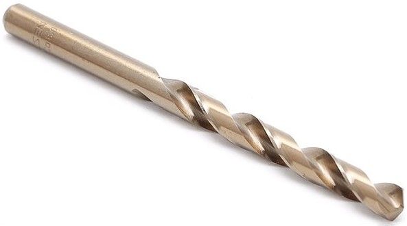 Свердло по металу Tolsen Профі, HSS, сталь М35, 9.5x81x125мм