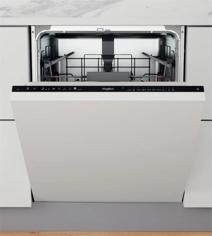 Посудомийна машина Whirlpool вбудована, 14компл., D, 60см, дисплей, інвертор, білий