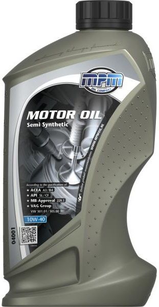 Олива моторна MPM Semi Synthetic 10W-40 1л (04001)