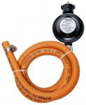 Комплект Gutgas підключення газового балону з вентилем Shell та KLF (редуктор 1шт, шланг 2м, хомут 2шт)