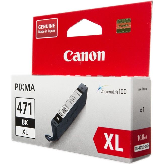 Картридж струменевий Canon CLI-471Bk XL PIXMA MG5740/MG6840 Black