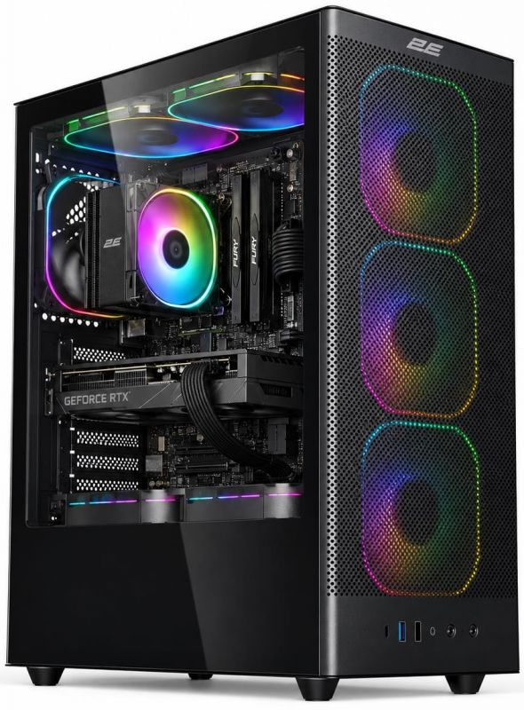 Комп’ютер персональний 2E Rational AMD R5-7500F, 32Gb, F1TB, NVD5060-8, A620, V8210B, 600W, FreeDos