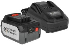 Набір акумулятора та зарядного пристрою Konner&Sohnen KS 20V4-1-KIT 20В 1х4А·год