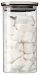 Банка для зберігання ARDESTO Fresh, 1150мл, скло, пластик, прозорий