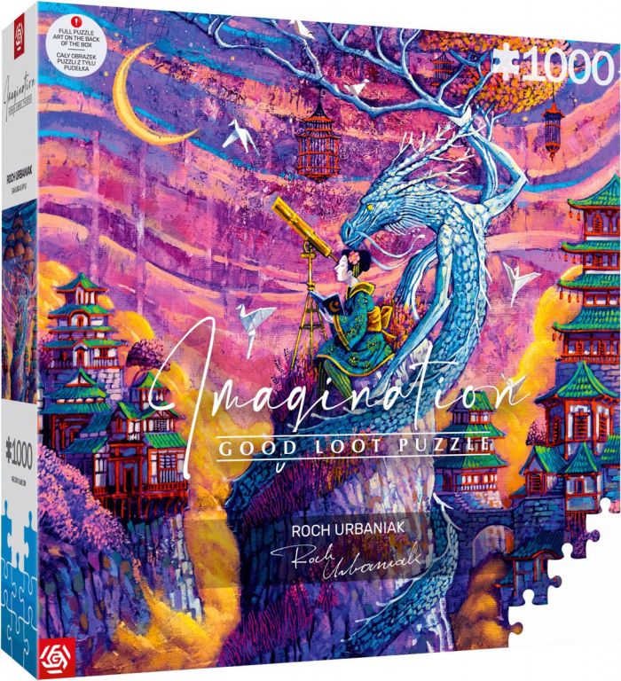 Пазл GoodLoot Imagination: Roch Urbaniak Sakura & Ryu 1000 ел.
