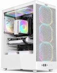 Комп’ютер персональний 2E Rational Intel i5-14400F, 16Gb, F512GB, NVD5050-8, H610, 2E-V8210W, 500W, FreeDos, білий